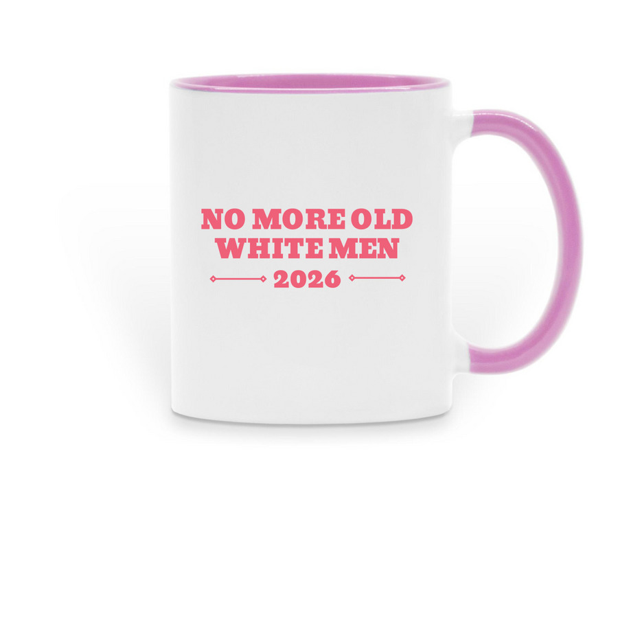 *sips male tears*, a Pink Two-Tone Ceramic Mug