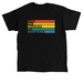 Love Thy Neighbor-&nbsp;Rainbow Design, a Black Classic Unisex Tee