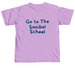 Cool Kids Shirt, a Neon Violet Comfort Colors Unisex Tee (back-view)