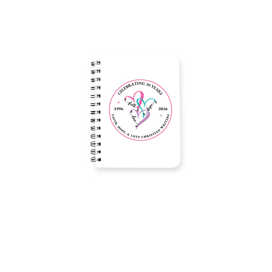Celebrating 30 Years 1996-2026 Notebook, a White Spiral Notebook