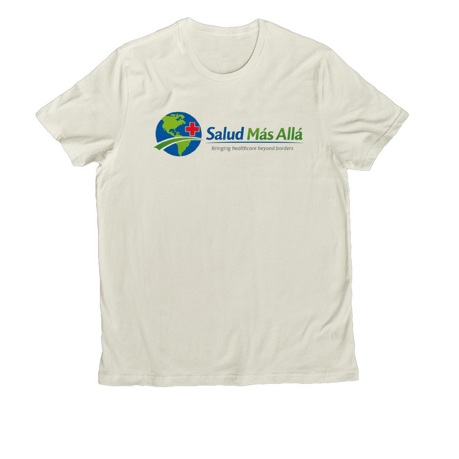 Salud M?s All? Classic Logo Tee, a White Sand Allmade Organic Cotton Unisex Tee