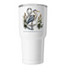 HERON TUMBLER, a White Insulated Tumbler