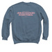 Jesus Changes Everything, a Indigo Crewneck Sweatshirt (back-view)
