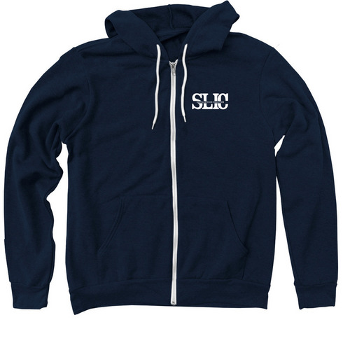 SLIC Zip Up, a Navy Zip Up Hoodie
