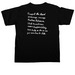 Cookie x Chill -&nbsp;Poetic Skater Tee, a Black Comfort Colors Unisex Tee (back-view)