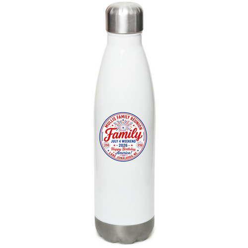 WATER BOTTLE&nbsp;, a White Stainless Steel Water Bottle
