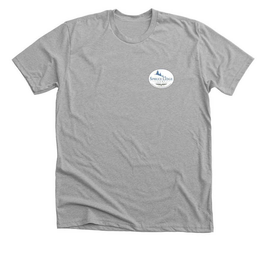 Spruce ledge ROUND 3, a Athletic Heather Premium Unisex Tee