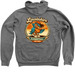Linc Staff, a Deep Heather Zip Up Hoodie (back-view)