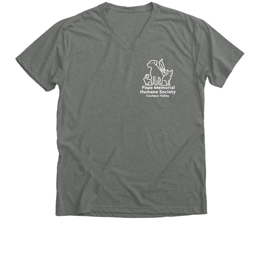 PMHS-CV V-Neck, a Deep Heather Premium V-Neck Tee