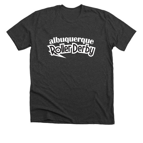 ABQRD, a Dark Grey Heather Premium Unisex Tee