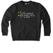 Cause I'm a Doula (white ink), a Dark Heather Grey Stanley/Stella Unisex Changer 2.0 Crewneck Sweatshirt