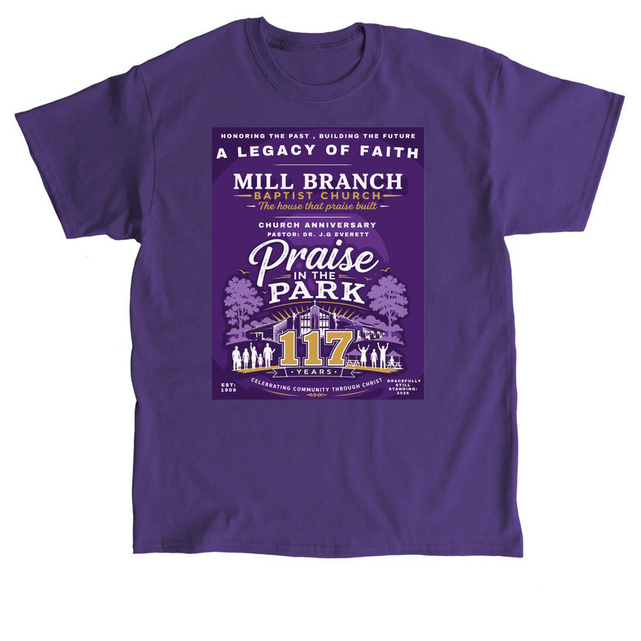Faithful Through Every Generation, a Purple Classic Unisex Tee