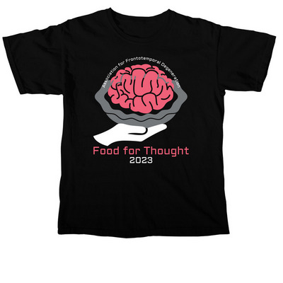 Food For Thought 2023, a Black Comfort Colors Unisex Tee