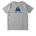 Keep the Ocean Clean, a Heather Grey Stanley/Stella Unisex Rocker Tee (back-view)