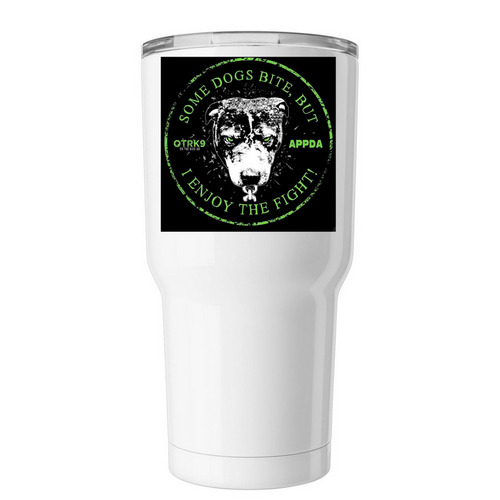 Thermos - Different Logo, a White Insulated Tumbler