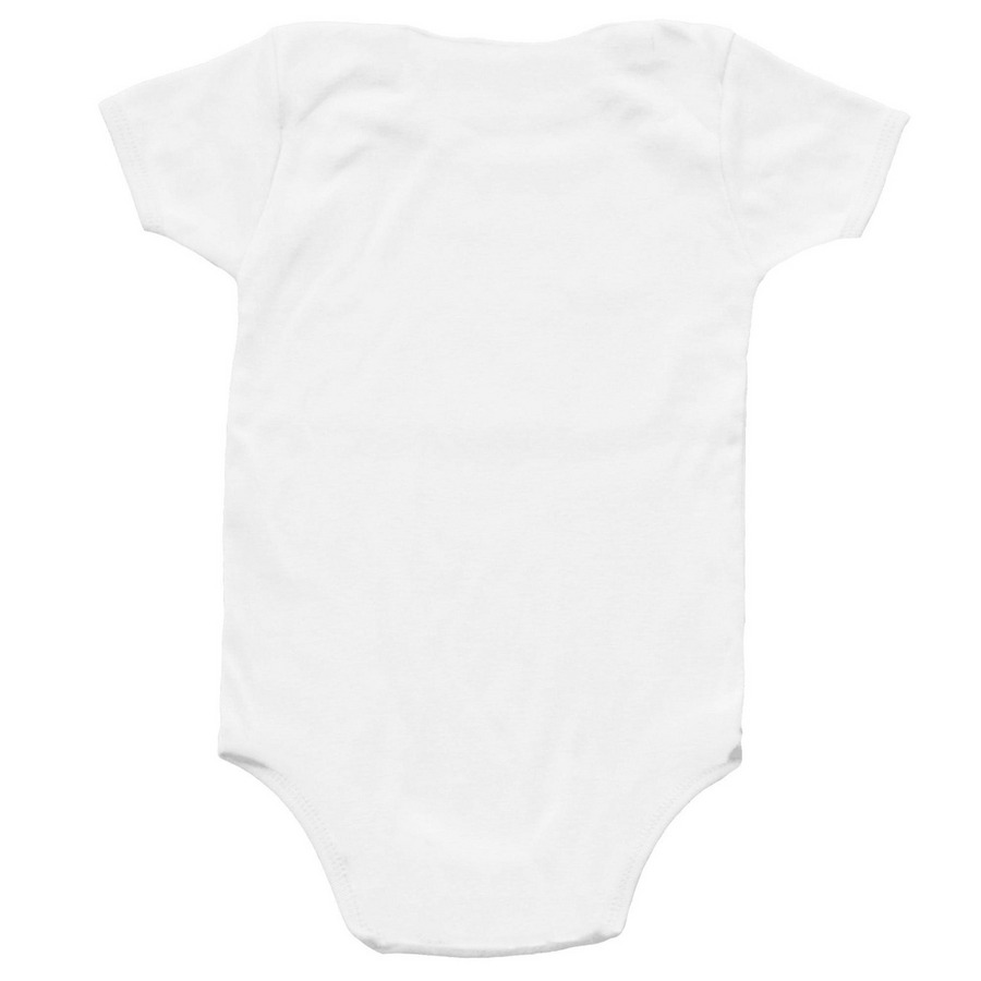 Future Land Steward, a White Infant Onesie (back-view)