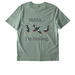 Shhhh...I'm birding. Full Logo., a Aloe Stanley/Stella Unisex Creator 2.0 Tee (back-view)