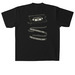 The VHS, a Black Heavyweight Garment Dye Tee (back-view)