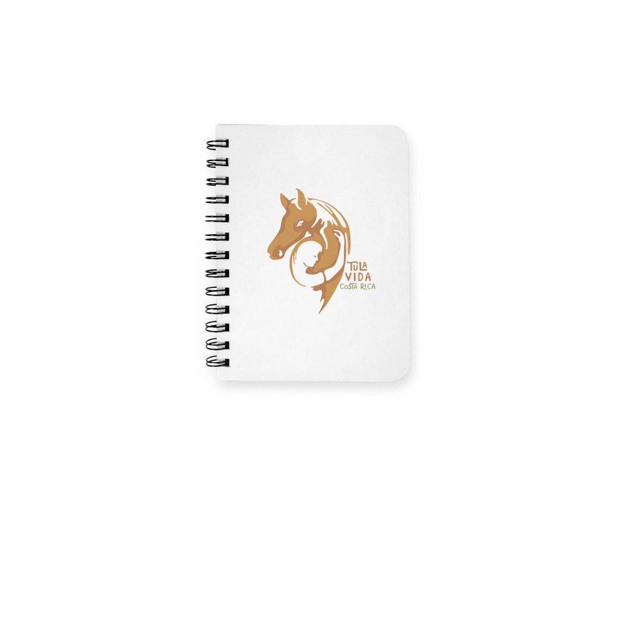 Tula Vida Journal, a White Spiral Notebook
