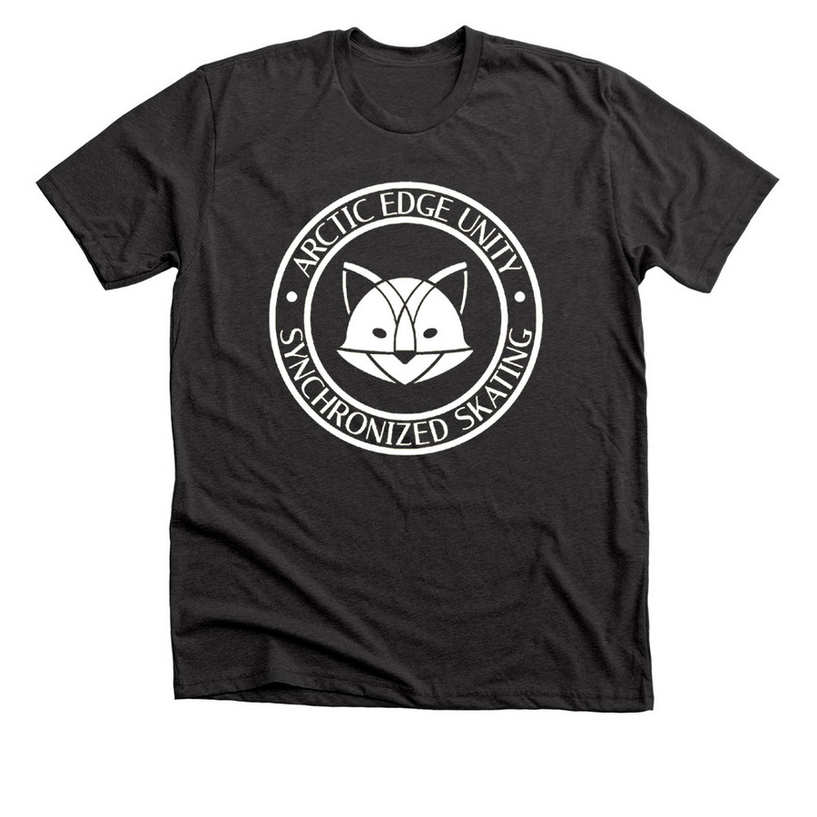 AEU Premium Unisex Logo Tee, a Dark Grey Heather Premium Unisex Tee