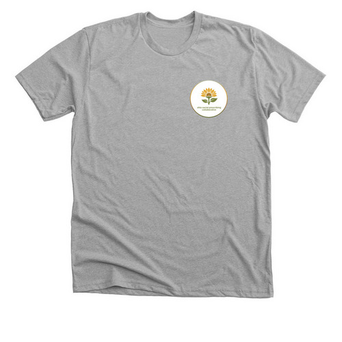 Ask me about SP!, a Athletic Heather Premium Unisex Tee