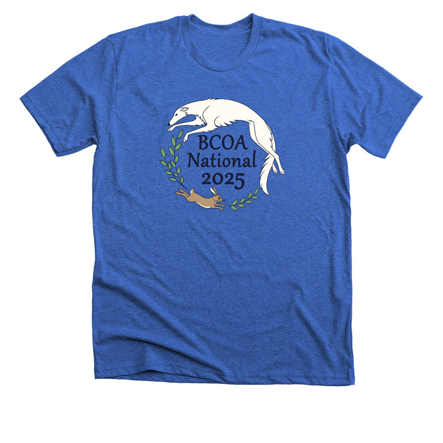 2025 Specialty T's, a Heather True Royal Premium Unisex Tee