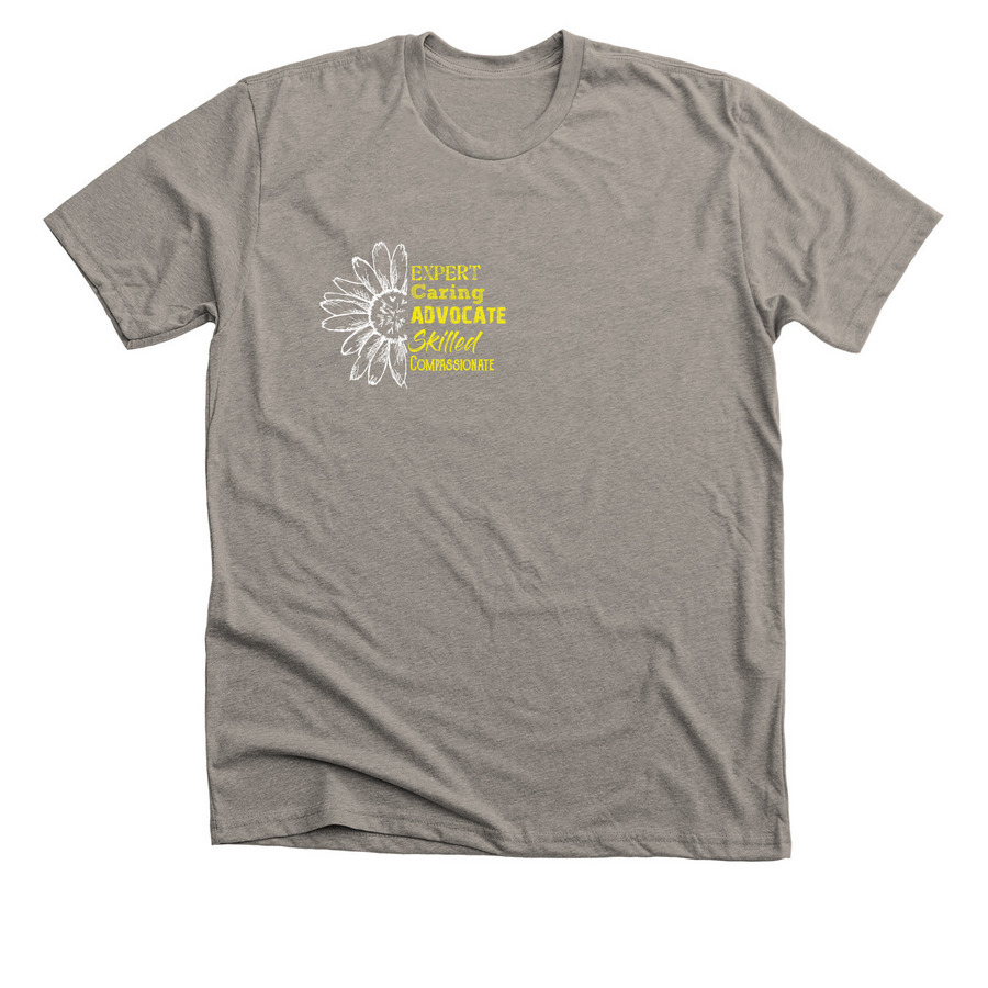 Attributes of a Nurse Shirt, a Heather Stone Premium Unisex Tee