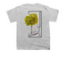 Roots & Fruits, a Sport Grey Youth Unisex Tee (back-view)
