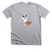 Auggie Animated Tee, a Athletic Heather Premium Unisex Tee