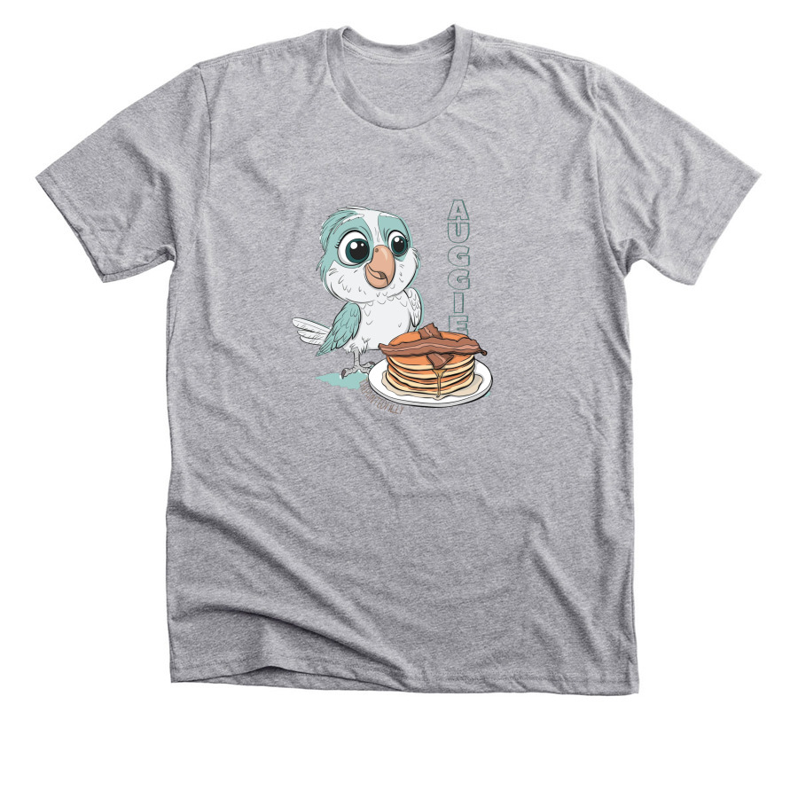 Auggie Animated Tee, a Athletic Heather Premium Unisex Tee