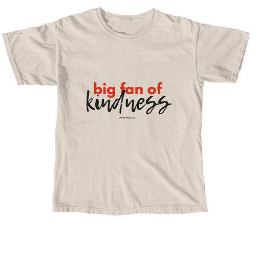 Big Fan of Kindness, a Ivory Comfort Colors Unisex Tee
