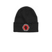 BNY Black Power Beanie, a Black Printed Base Camp Beanie
