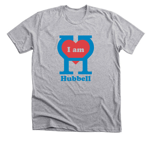 I Am Hubbell, a Athletic Heather Premium Unisex Tee
