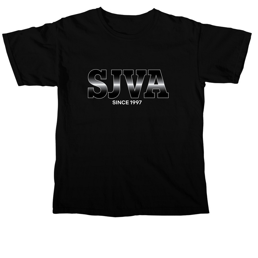 SJVA, a Black Comfort Colors Unisex Tee