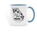 Feel Good Mug ??&nbsp;, a Light Blue Two-Tone Ceramic Mug
