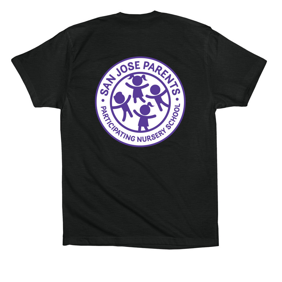 75th Anniversary Front/Back, a Vintage Black Premium Cotton Tee (back-view)
