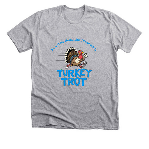2025 Turkey Trot, a Athletic Heather Premium Unisex Tee