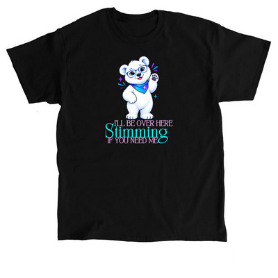 Beary Stimming, a Black Classic Unisex Tee