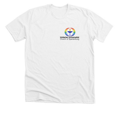 Open to All - Light Colors, a Solid White Blend Premium Unisex Tee