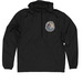 MHSST Jacket Logo Front/Back - Male, a Black Quarter-Zip Windbreaker