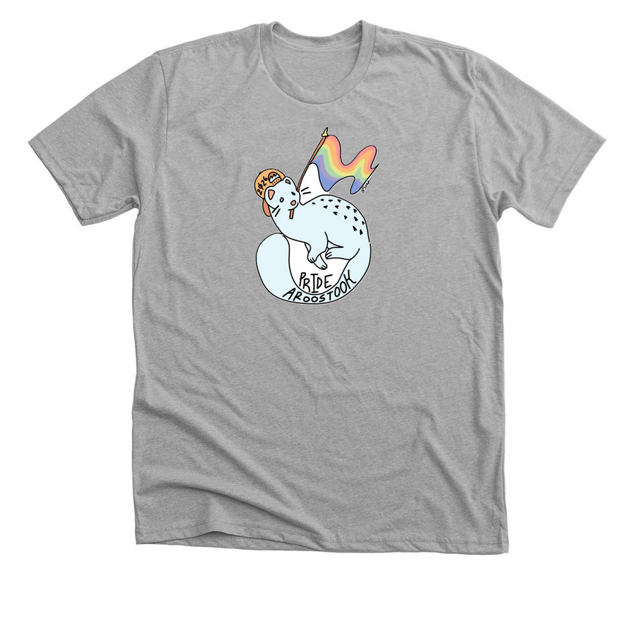 Pride Aroostook 2026 Logo Shirts, a Athletic Heather Premium Unisex Tee