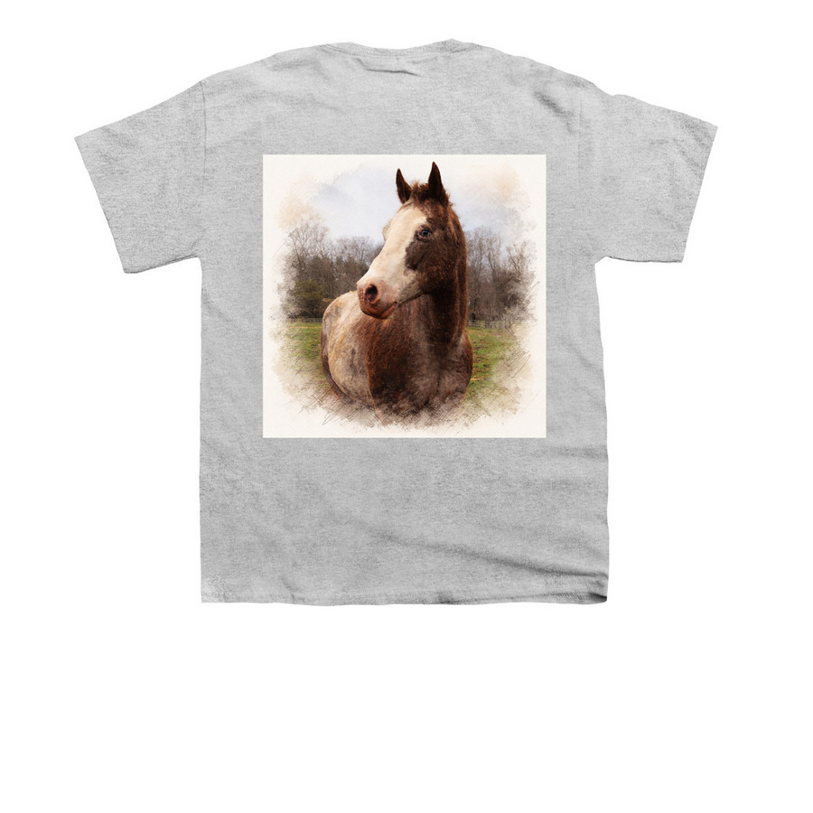 BBSER Otter, a Sport Grey Youth Unisex Tee (back-view)