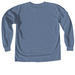 I AM the SIXth., a Blue Jean Comfort Colors Long Sleeve Tee (back-view)