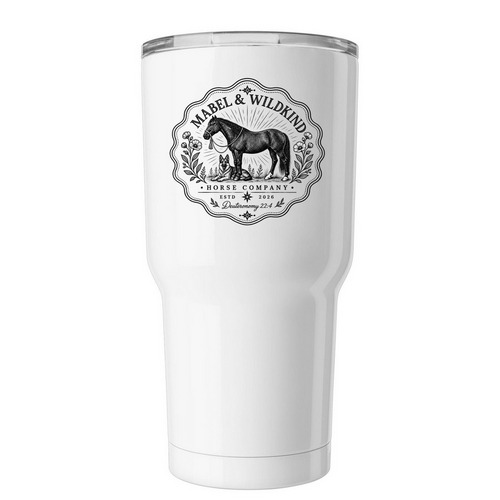 Tumbler, a White Insulated Tumbler