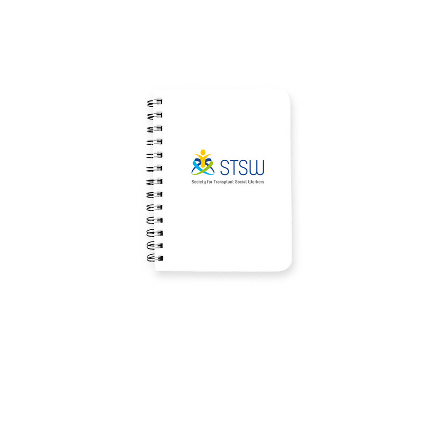 STSW Notebook, a White Spiral Notebook