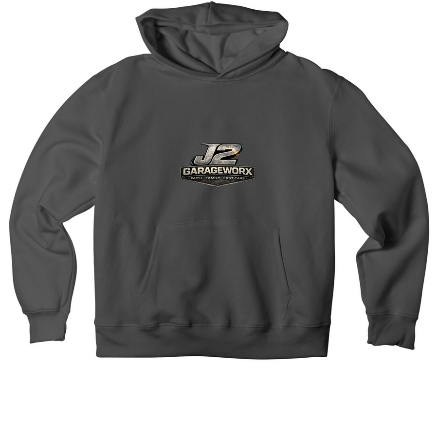 J2GW SPEED SHOP, a Asphalt Premium Heavyweight Pullover Hoodie