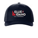 Navy Trucker Hat, a Navy Printed Five-Panel Trucker Cap