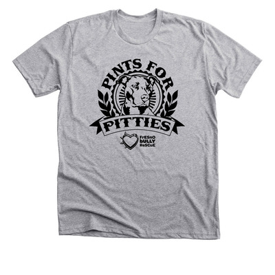 Pints for Pits, a Athletic Heather Premium Unisex Tee