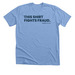 This Shirt Fights Fraud - Light, a Heather Carolina Blue Premium Unisex Tee