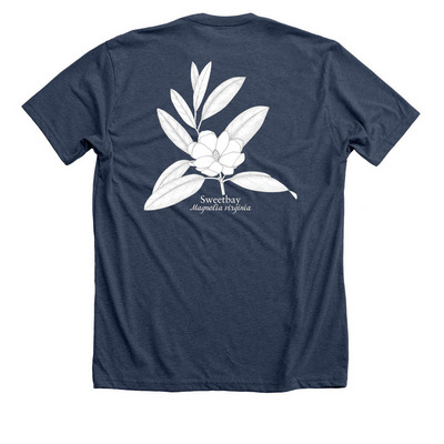 The Flora Store, a Heather Navy Premium Unisex Tee